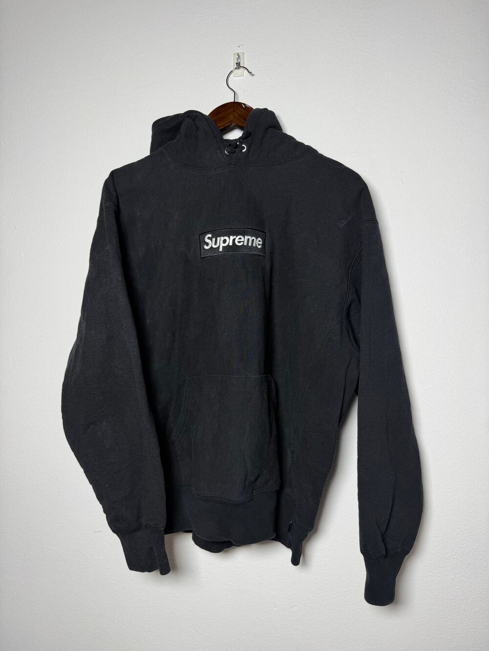 Supreme Black Box Logo Hoodie